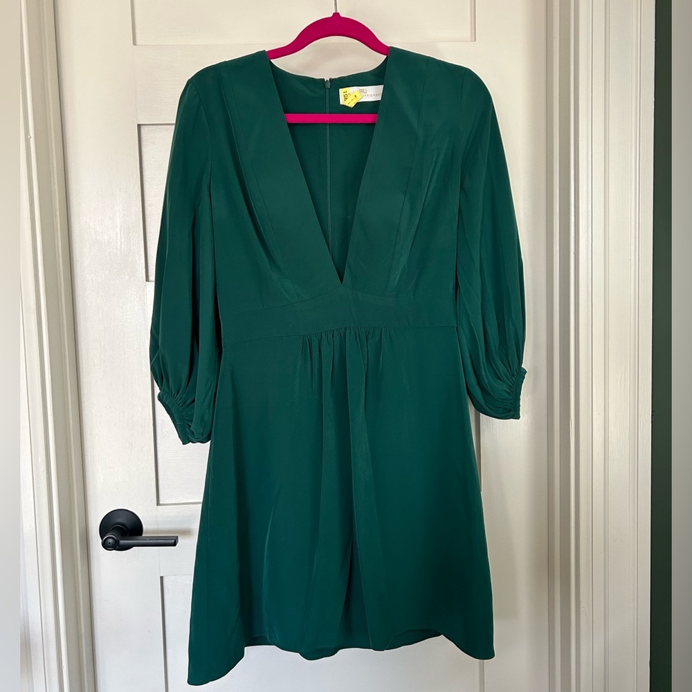 Amanda Uprichard Deep V Dress